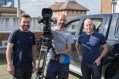 Louis Rummer Downing and Richard Taylor Jones from the One Team with Craig Denford